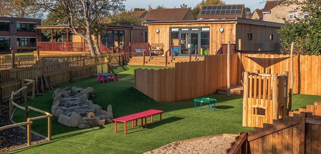 Early Years Eco Building at Colston's Lower School by TGEscapes Early Years Eco Building at Colston's Lower School by TGEscapes