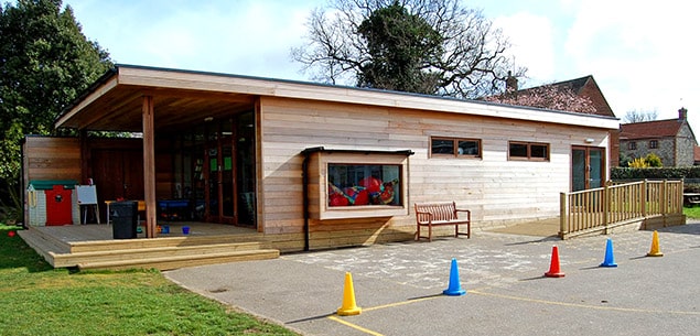 Eco-classroom at Hindringham school by The Learning Escape Eco-classroom at Hindringham school by The Learning Escape