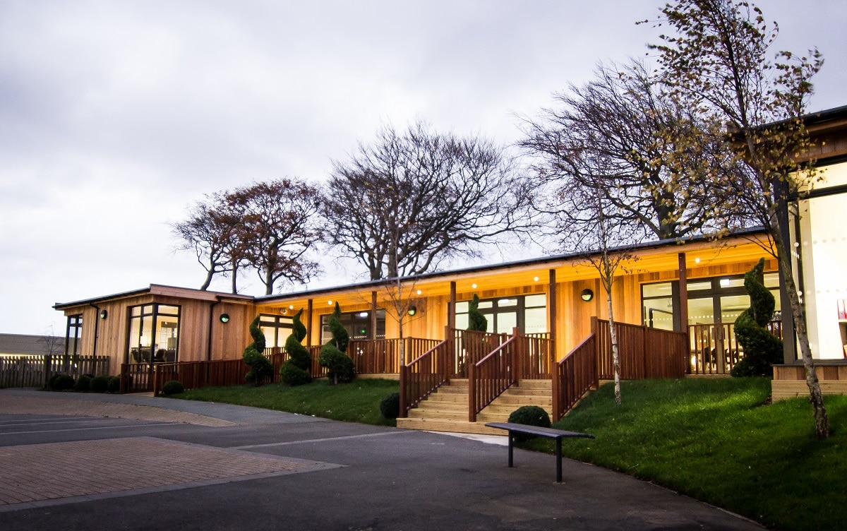 Eco-Classroom block at at Shotton Hall Academy by The Learning Escape Eco-Classroom block at Shotton Hall Academy by The Learning Escape