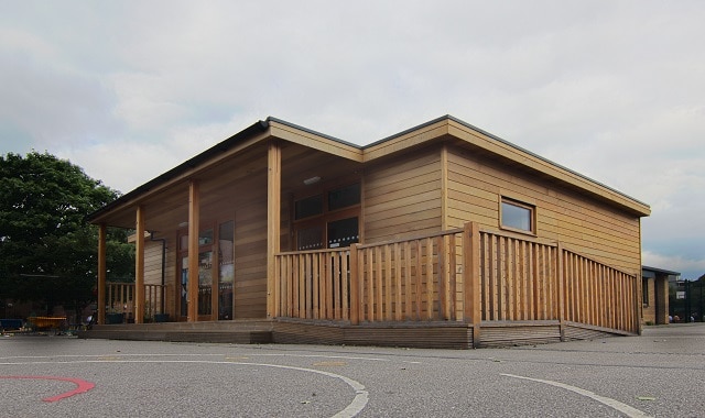 The Learning Escape eco-classroom & library at Rolls Crescent school Manchester The Learning Escape eco-classroom & library at Rolls Crescent school Manchester