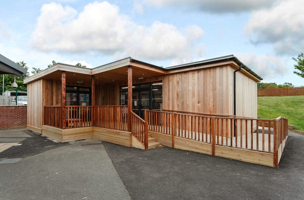 Eco-classroom at Coopers Edge Primary School, Gloucester