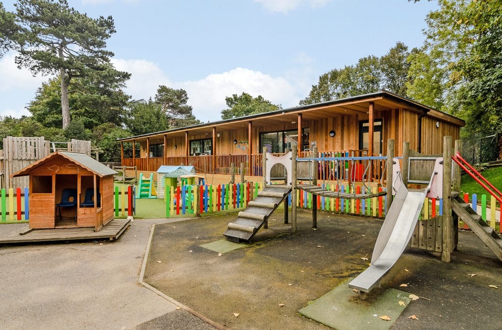 Eco-classroom block at Bickley Park School in Bromley